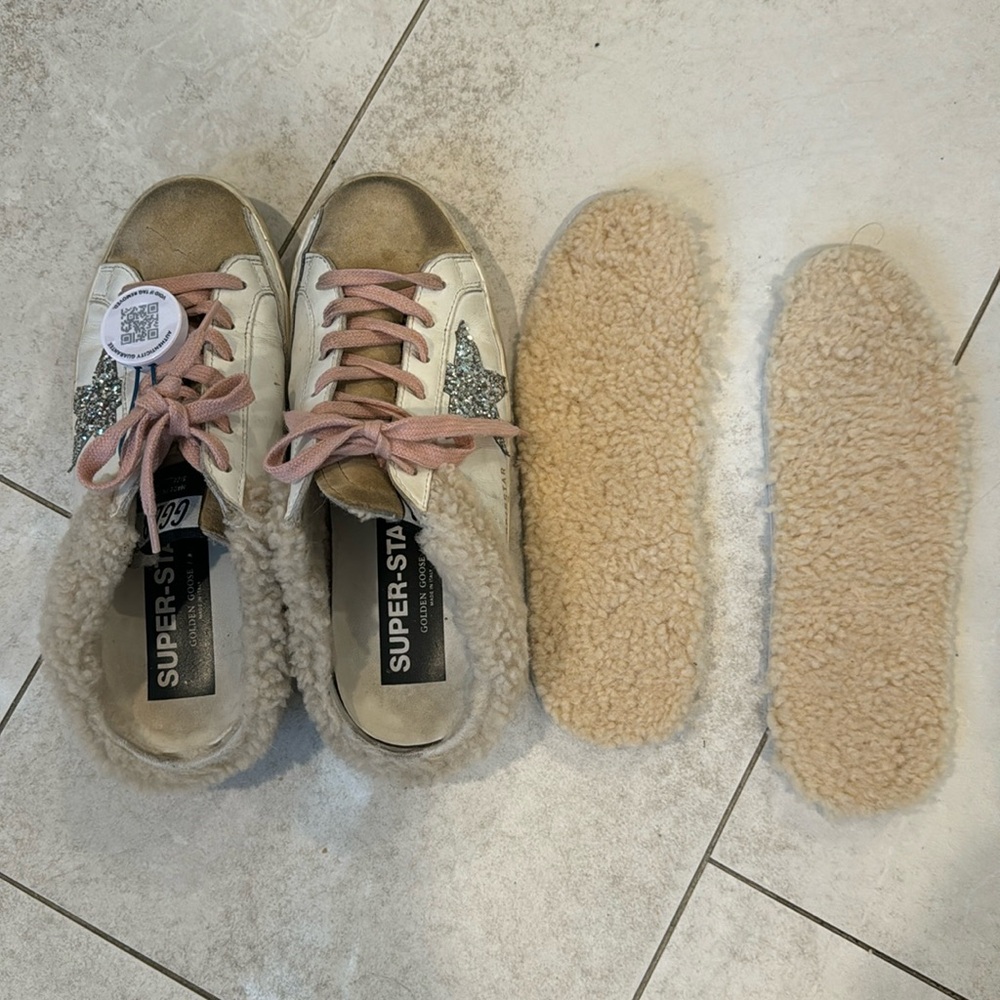 Golden Goose slip on. Authenticated. With Box and bag.